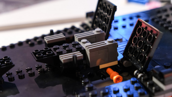 Orange Pins verbinden mehrere Module. (Bild: Oliver Nickel/Golem.de)